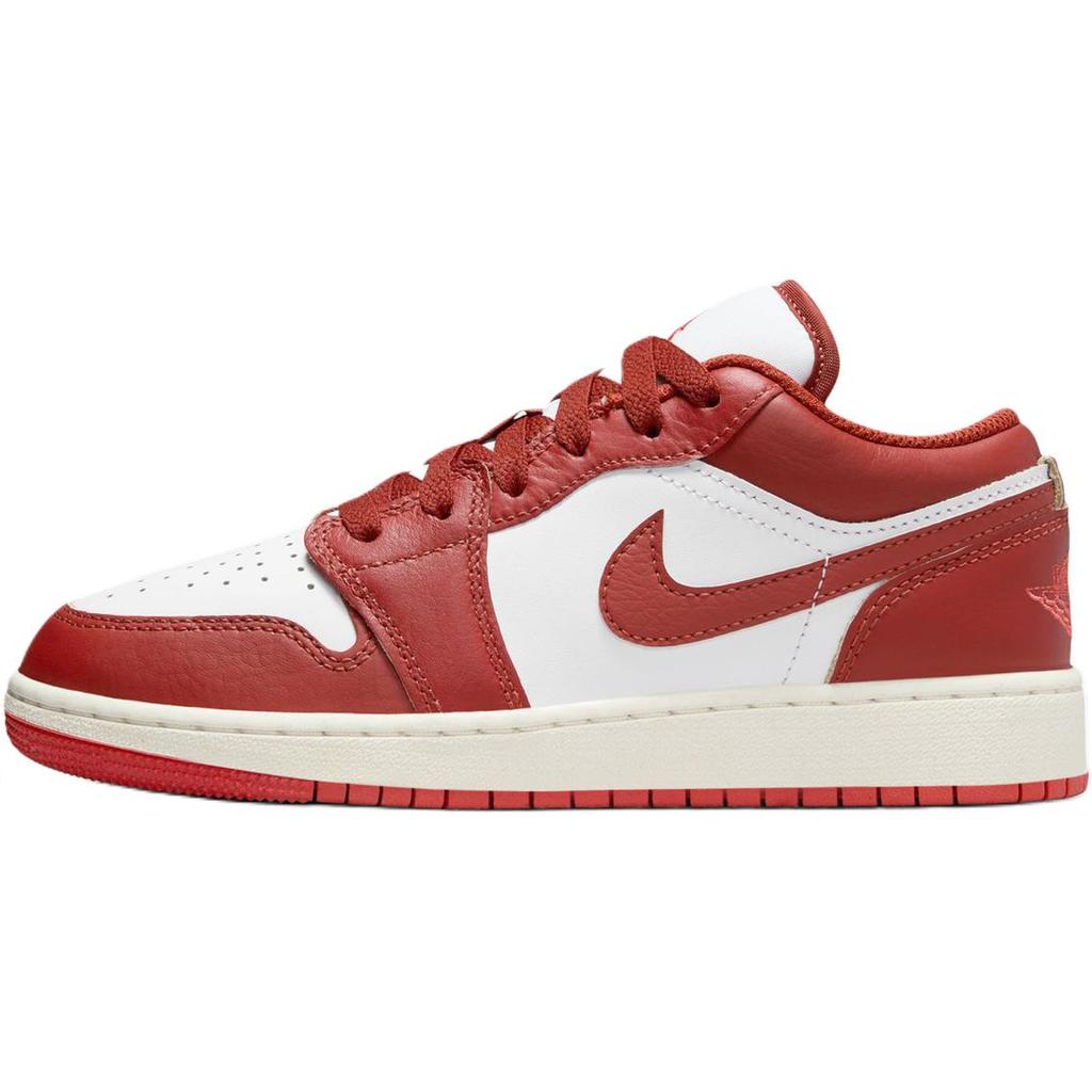 Αθλητικά παπούτσια για παιδιά Air Jordan 1 Low SE GS Dune Red Λευκό Καβούρι Ιστιοπλοϊκό FJ3465-160