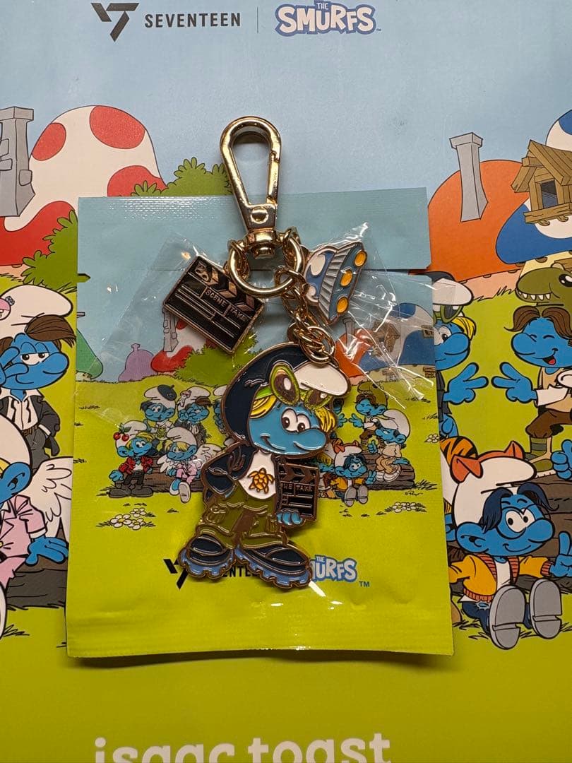 [USED] Anonymous delivery SEVENTEEN x isaac toast Vernon key ring & paper bag