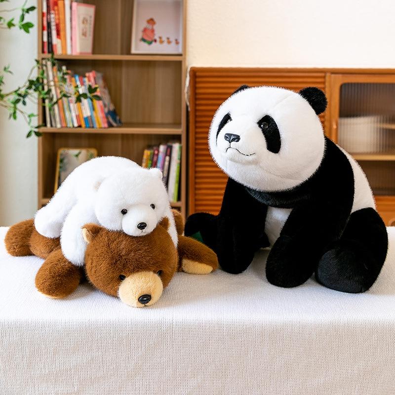 Cute Panda Plush Toy Soft And Huggable Stuffed Animal Perfect For Bedtime Birthday Gift 30cm 45cm 65cm