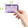 300 Pcs Name Tag Label Sticker Galaxy-Themed In 6 Designs with Perforated Line for School Office Home (3.5"x2.2" Each)