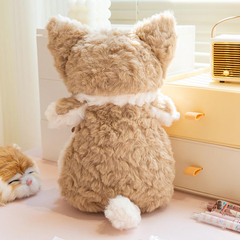 30cm Kawaii Plush Corgi Pencil Case Makeup Bag Lovely Dog Tissue Box for Car Home Decor Soft Pillow Dolls