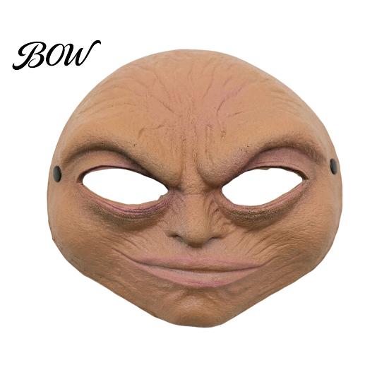 Soft PU Foam Mask Halloween Mask, Realistic Alien Shape Costume Props, Lightweight Creepy Face for Carnival Party Cosplay Unique Accessory