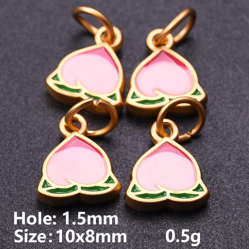

Vintage Girl Pendant 16pcs/Lot Mix Chinese Gold Color Enamel Astronaut Flower Butterfly Heart Bead Charm For Jewelry Making Bulk