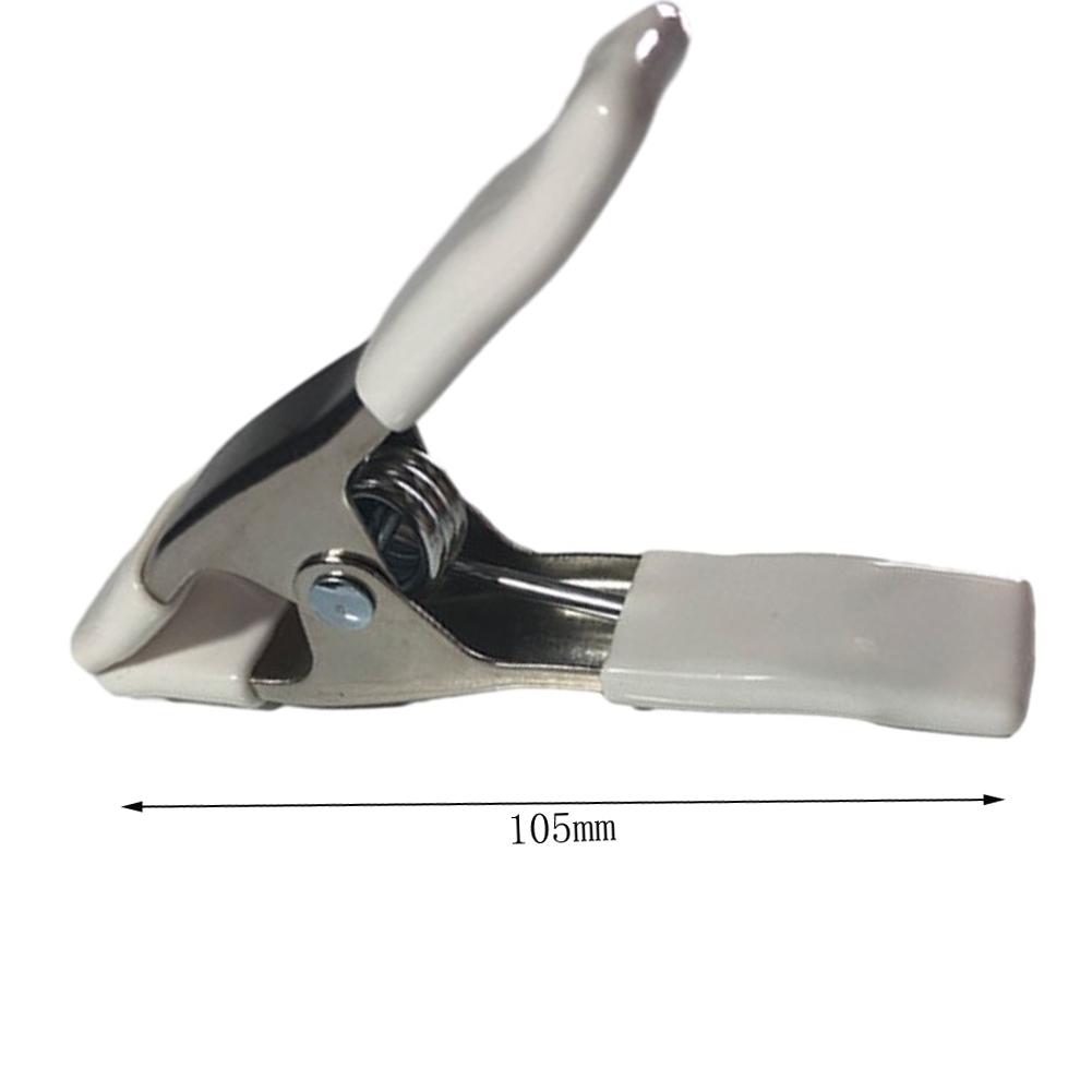 1 STÜCKE Metallfederklemmen 4 Zoll A-förmiger Clip Weiche Kunststoffspitzen Grifffotos Bastelclips Holzbearbeitungsgriffwerkzeuge Handwerkzeuge