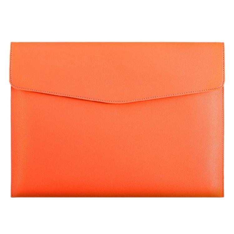 Business Folder Water Resistant Leather Document Organiser Carrying Case Magnetic Button Closure 330x240cm for Office