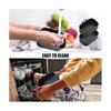 Heißluftfritteusen-Einsätze für Ninja Air Fryer Dual, Wiederverwendbare Silikon-Heißluftfritteusen-Einsätze für Ninja Air Fryer Zubehör, Schwarz