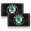 2/5/10 Stück Kohlefaser Lenkrad Auto Logo Emblem 3D Aufkleber Für Skoda Octavia Superb Rapid Kodiaq Karoq Fabia Kamiq Roomster Citigo