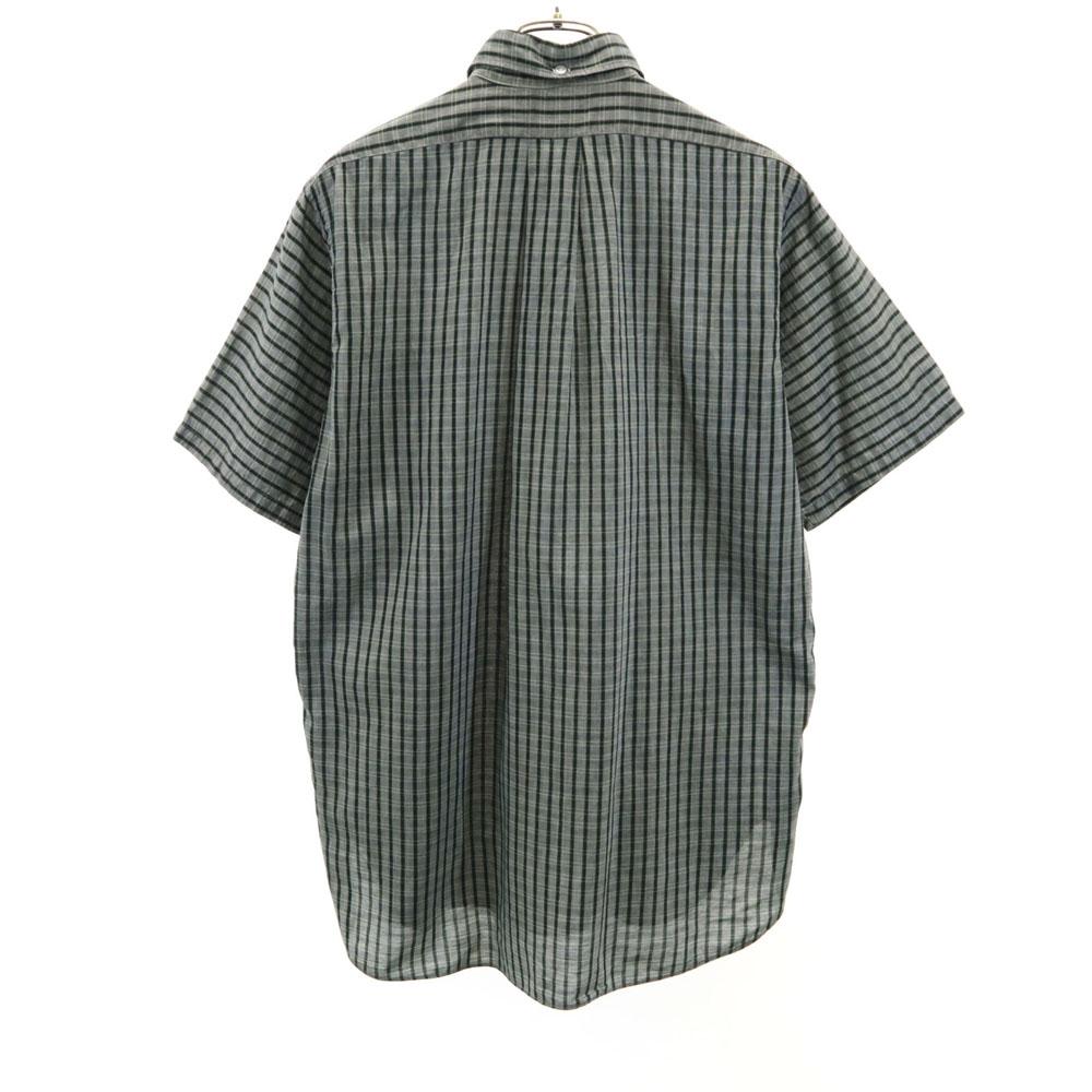 Robert Kirk Ltd 60s Vintage Check Pattern Short Sleeve Button Down Polo Shirt Men's Used