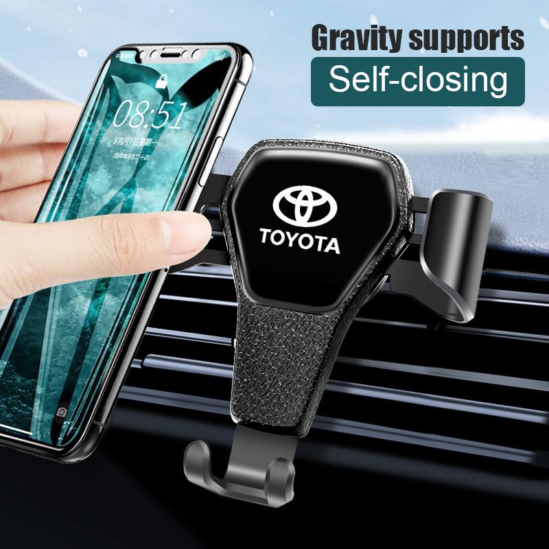 1pc Business Black Car Phone Holder Gravity Sensing Auto Grip Auto Headrest For Toyota Crown JZS171 JZS171W JZX175 JZX171 GRS180