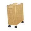 Rolling Yoga Mat Storage Basket Laundry Wheeled Home Gym Rack Cart for College