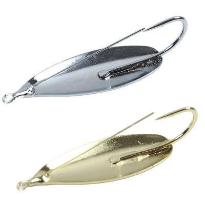 Weedless Spoon Fishing Lures Replacement Fishing Flutter Spoon Metal Lure Outdoor Fishing Accessories Easy To Use