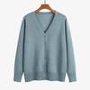 Sweater Women Long Sleeve Knitted Button Color Cardigan