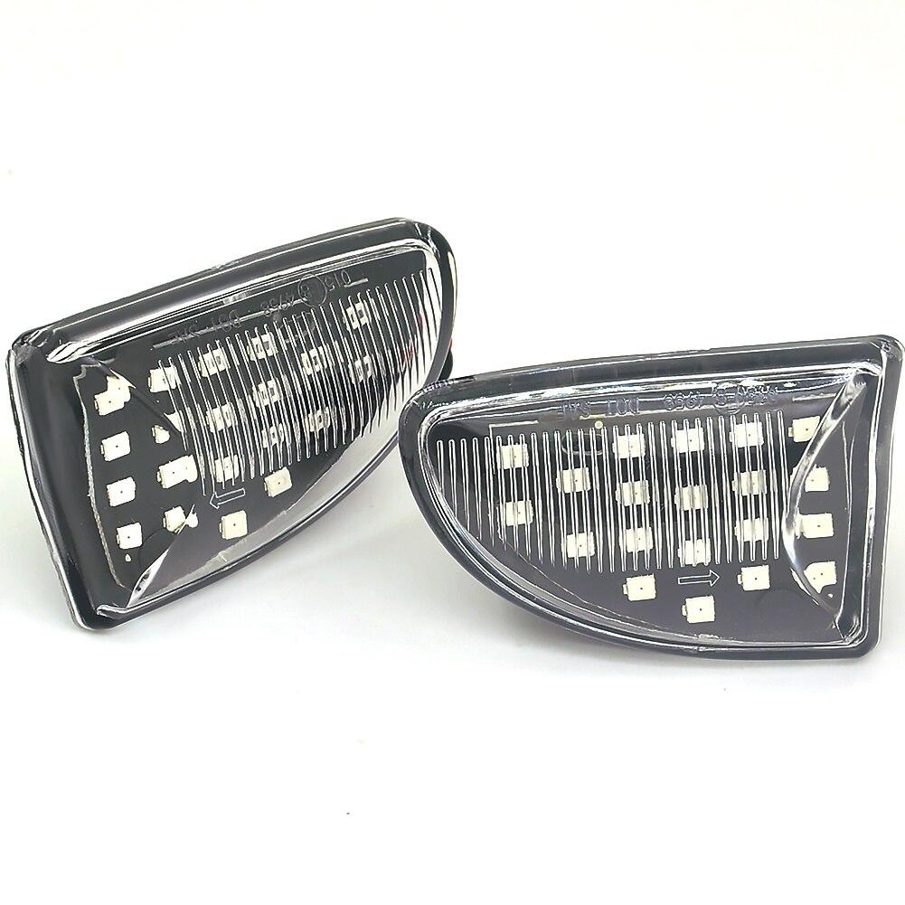 2PCS Dynamické obrysové svetlo smerových svetiel pre Mercedes Smart Fortwo W451 2007 2008 2009 2010 2011 2012 2013 2014 2015