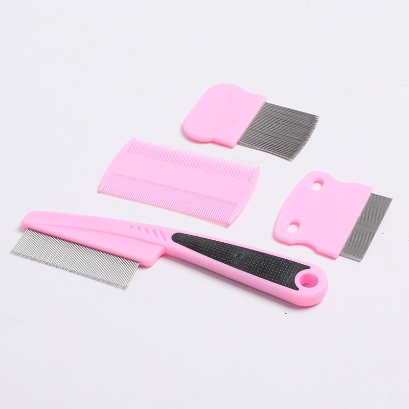 Potřeby pro domácí mazlíčky: Bleší hřeben, Nerezový hřeben s jemnými zuby, Hřeben na odstraňování chlupů, Čisticí hřeben pro kočky a psy, Hřeben specifický pro domácí mazlíčky