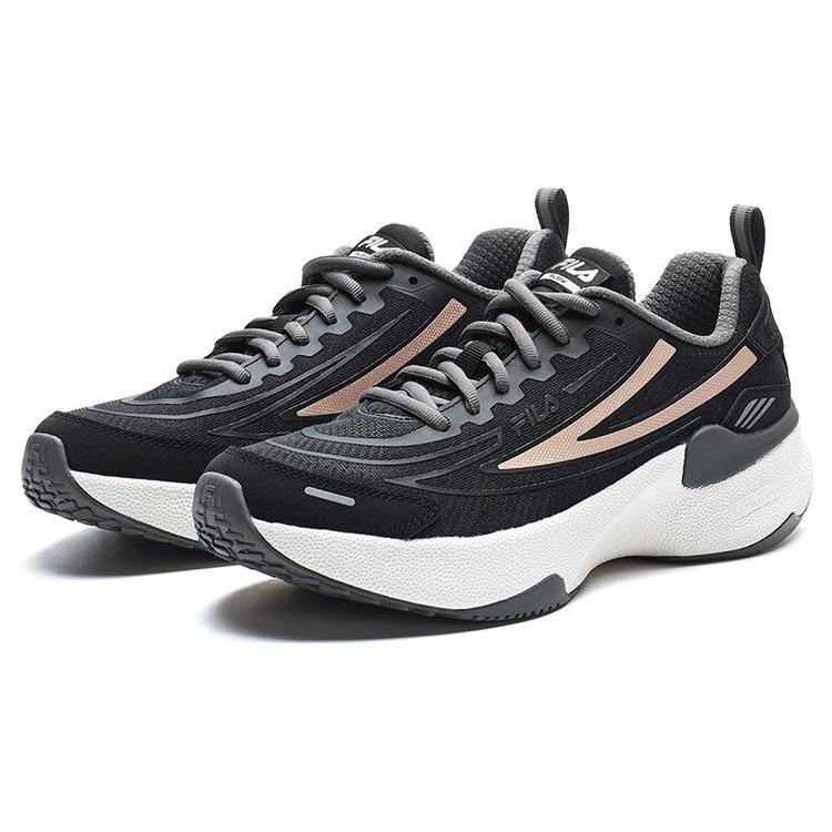 (WMNS) FILA Flow Running Shoes 'Core Black Pink' Women's A12W311105FBK