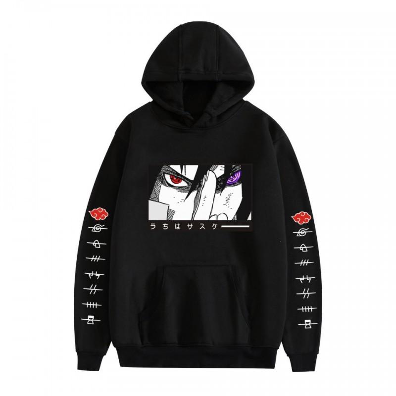 Naruto Anime Hooded Sweatshirt Men Women Casual Long Sleeve Pullover With Printed Design Fashion Streetwear
