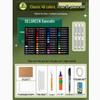 Dan Ke Lin Third Gen Super Soft 36-Color Oil Pastel Set - Advanced Gray White Oil-Based Crayons
