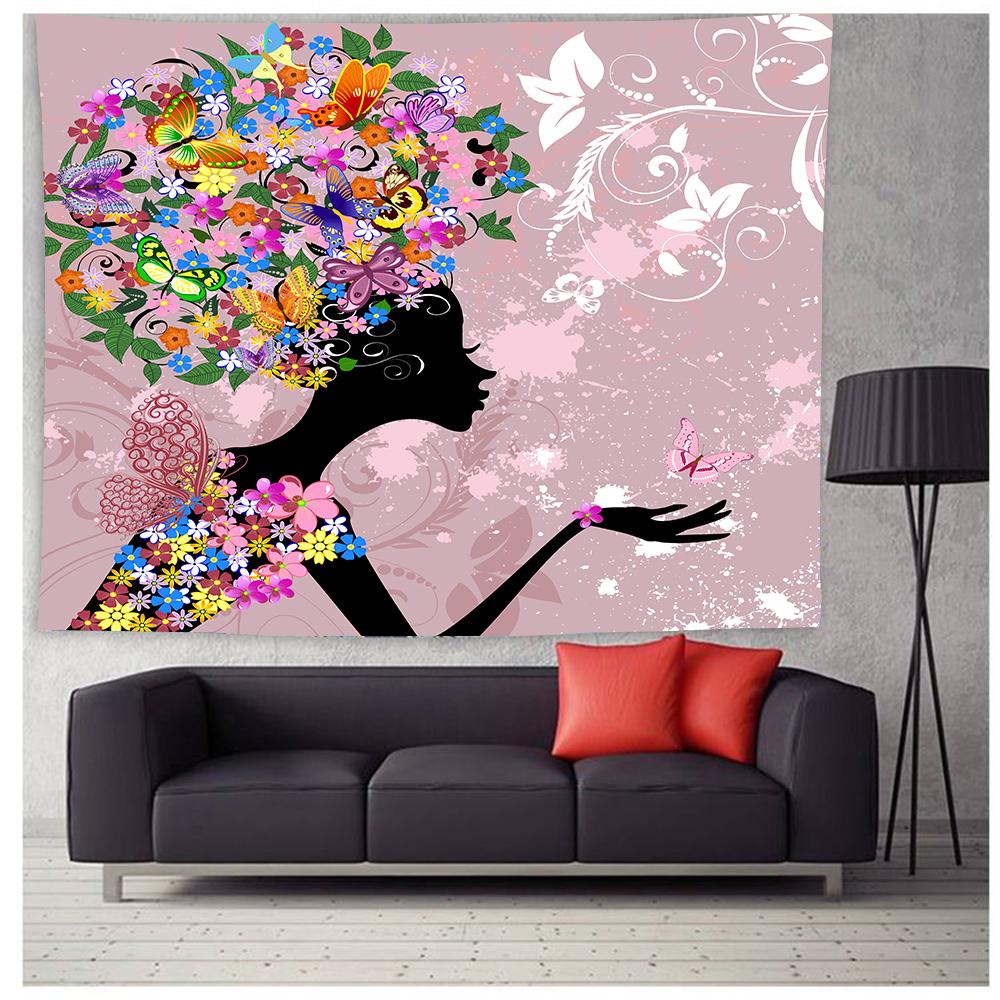 Butterfly Tapestry Colorful Butterfly Wall Art Tapestry Home Decor for Bedroom Living Room Dorm Aesthetic Tapestry Wall Hanging