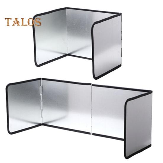 Splatter Oil Sided 3 Guard Stainless Steel Grease Splatter Screen For Frying Pan Foldable Nonstick Gas Stove Oil Proof Baffle