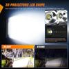 Nilight Led Light Bar Super Slim 2Pcs 11Inch 50W Flood 5000LM 3D Driving Fog Off Road Lights Work Light Pods for Trucks Pickup SUV ATV UTV Boat 4x4