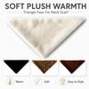 Long Wrap Faux Fur Scarf Soft Plush Neck Warmer New Plush Scarf  Women