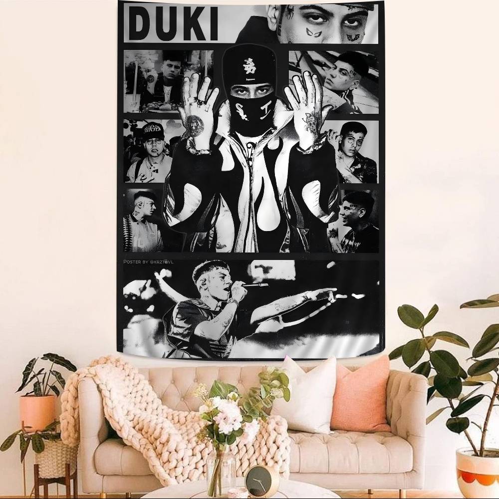 Rapper Duki Hippie Wall Hanging Tapestries Bohemian Wall Tapestries Mandala INS Home Decor
