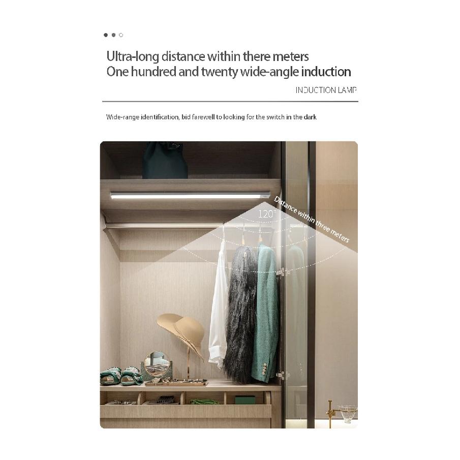 LED Night Light Motion Sensor Light Wireless USB led Cabinet Night Wardrobe Lamp For Kitchen Cabinet Bedroom Wardrobe Sensor LED