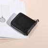 Pu Leather Men's Business Wallets Black Short Billfold Purse Fashion Men's Fold Wallets  Gift