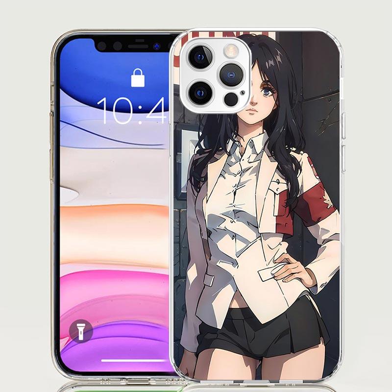 A-Attack On T-Titan Annie Mikasa Phone Case For iPhone 17 Air 16 15 Plus 11 14 Pro Max 13 Mini 12 7 8 + SE Pattern Art Customize
