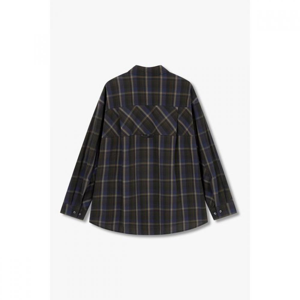 STUDIO TOMBOY Out Pocket Check Shirt  9106221202 