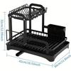 Égouttoir et support de rangement pour vaisselle de cuisine