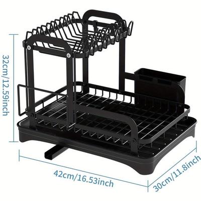 Geschirrtrockner und Aufbewahrungsregal für die Küche
