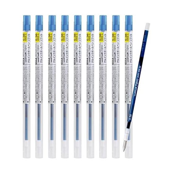 Стержень для шариковой ручки Mitsubishi Pencil Style Fit Signo 0,38 Сине-черный 10 штук UMR10938.64