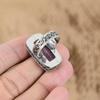 Natural Tanzanite Quartz Sterling Silver Vintage Anniversary Promise Ring US 8.5