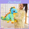 Plush Dinosaur Toy With Color Changing Blue Soft Stuffed Animal For Kids Playroom Decor