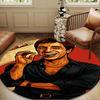 Scar-face: World Is Yours Round Rug for Livingroom,Bedroom, Palyroom, Chair Rug, Area Rug, Circle Carpet, Large Size Decor Fan Christmas Gift