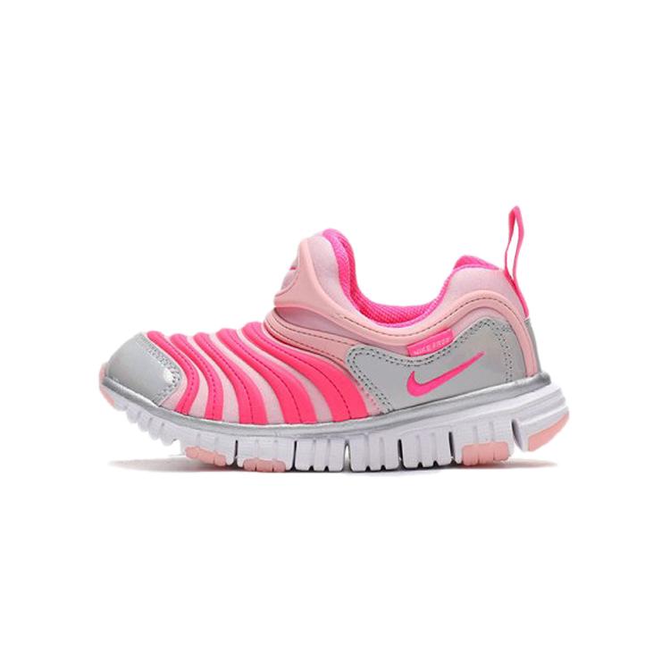 

Nike Dynamo Free Slip Resistant Cushioning Low top Running Shoes White Pink Children Aged 3 7 Years Old CI1187-686 28