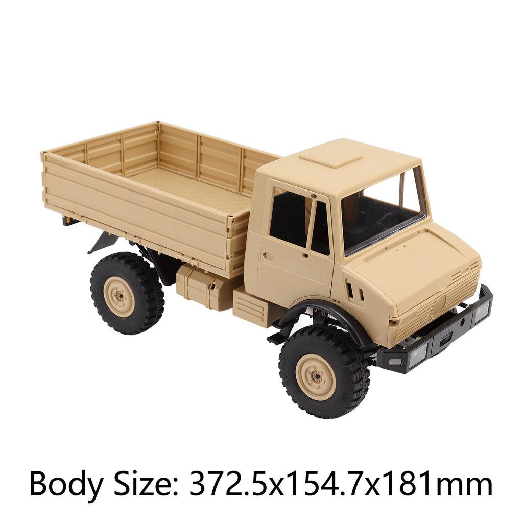 1:12 Full Scale RC Truck 2.4G Remote Control RC Climbing Car 4 Wheel Drive Off Road RC Car with Lamp Set for Kids