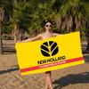 New Holland Logo Beach Towel Colorful Bath Towels for Girl Microfiber Quick Dry Sand Free Beach Yoga Spa Gym Pool