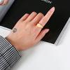 Chic Gold Color Signet Rings for Women,Free Custom Initial Monogram Ring,Young Girls Letter Pinkie Ring,2026 Fashion Jewelry