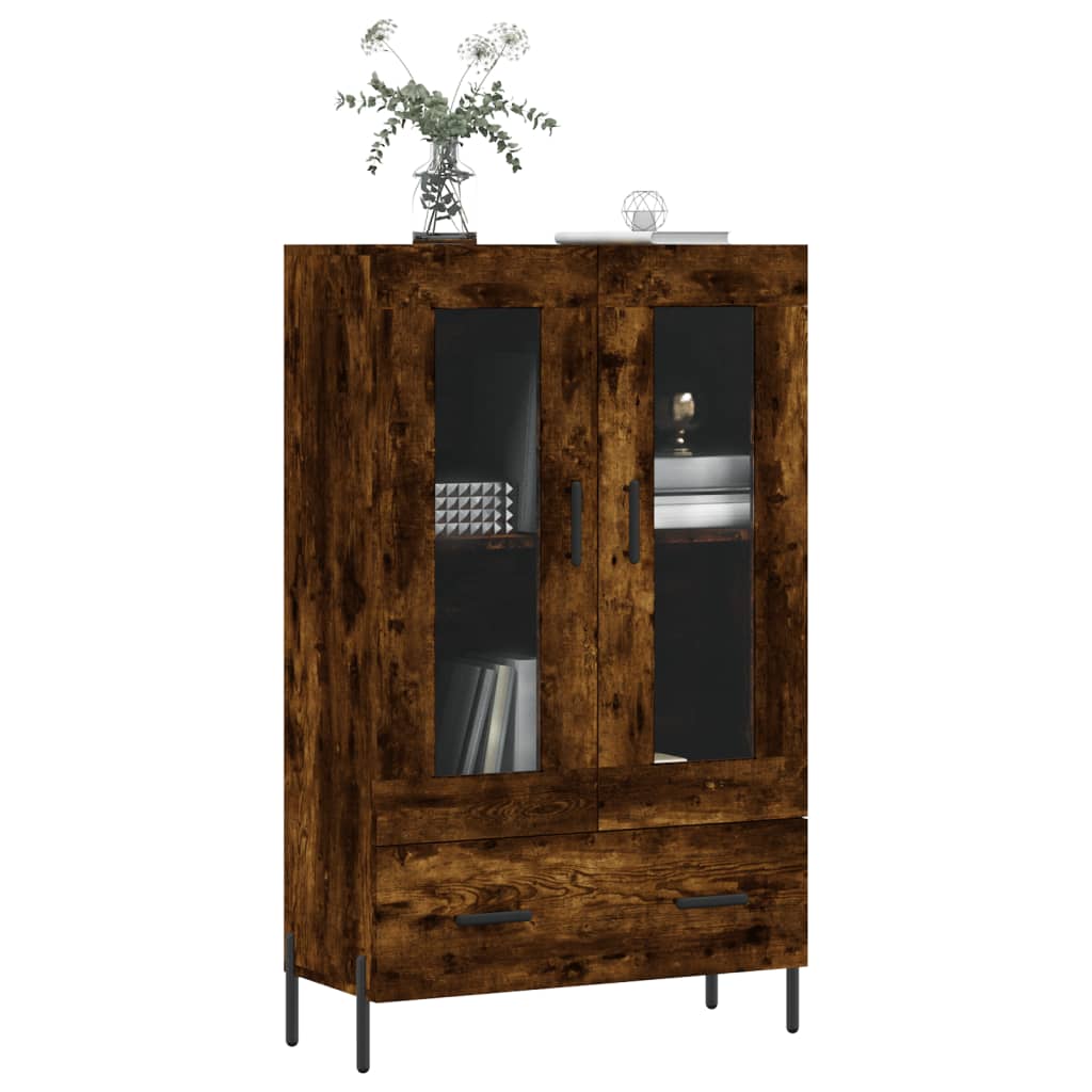 Highboard Smoked Oak 69.5 x 31 x 115 cm Particleboard