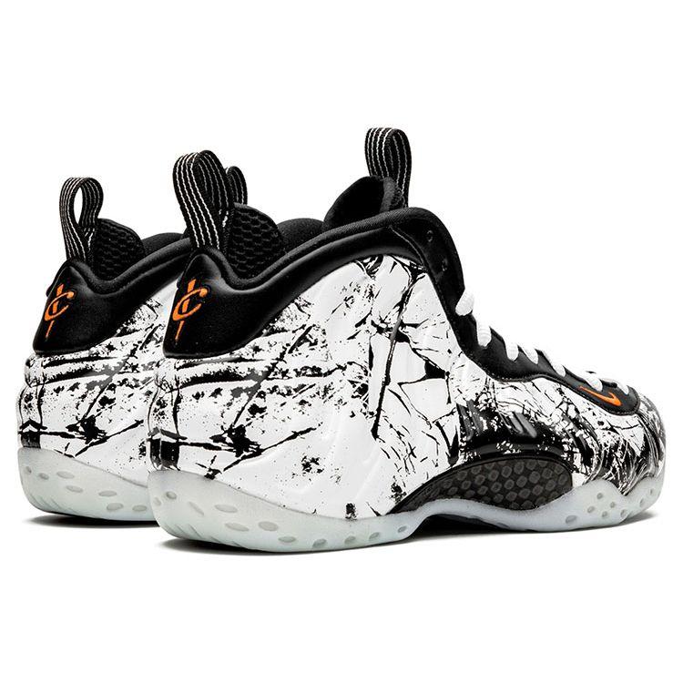 Nike Air Foamposite One Shattered Backboard Unisex Sneakers White Black Total-Orange 314996-013