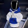 Stil Sahibi Sweatshirt Kılıf Kapüşonlu İpli Otomatik Vites için Vites Kolu Kılıfları Karavan Sedan SUV için Araba Aksesuarları