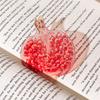 Acrylic Grape Tomato Apple Bookmark – Cute, Transparent, High-End Student Gift and Reading Marker