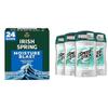 Irish Mens Spring Bar Soap Moisture Blast 3,7 oz 24 Pack & Speed ​​Stick Men's Deodorant Vanlig 3 oz 4 Pack