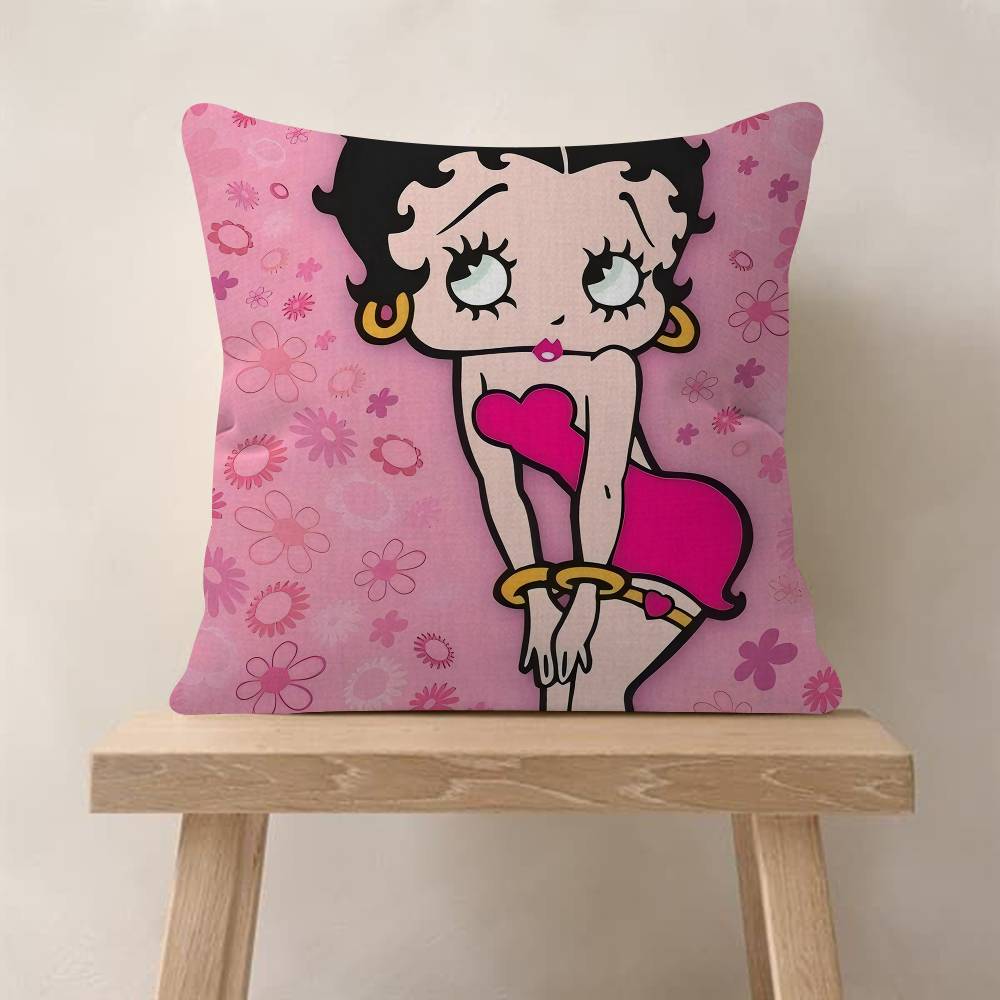 

Pretty Cartoon BBetty Bboop Pillow Gift Home Office Decoration Bedroom Sofa Car Cushion Cover Case x 30x30 cm
