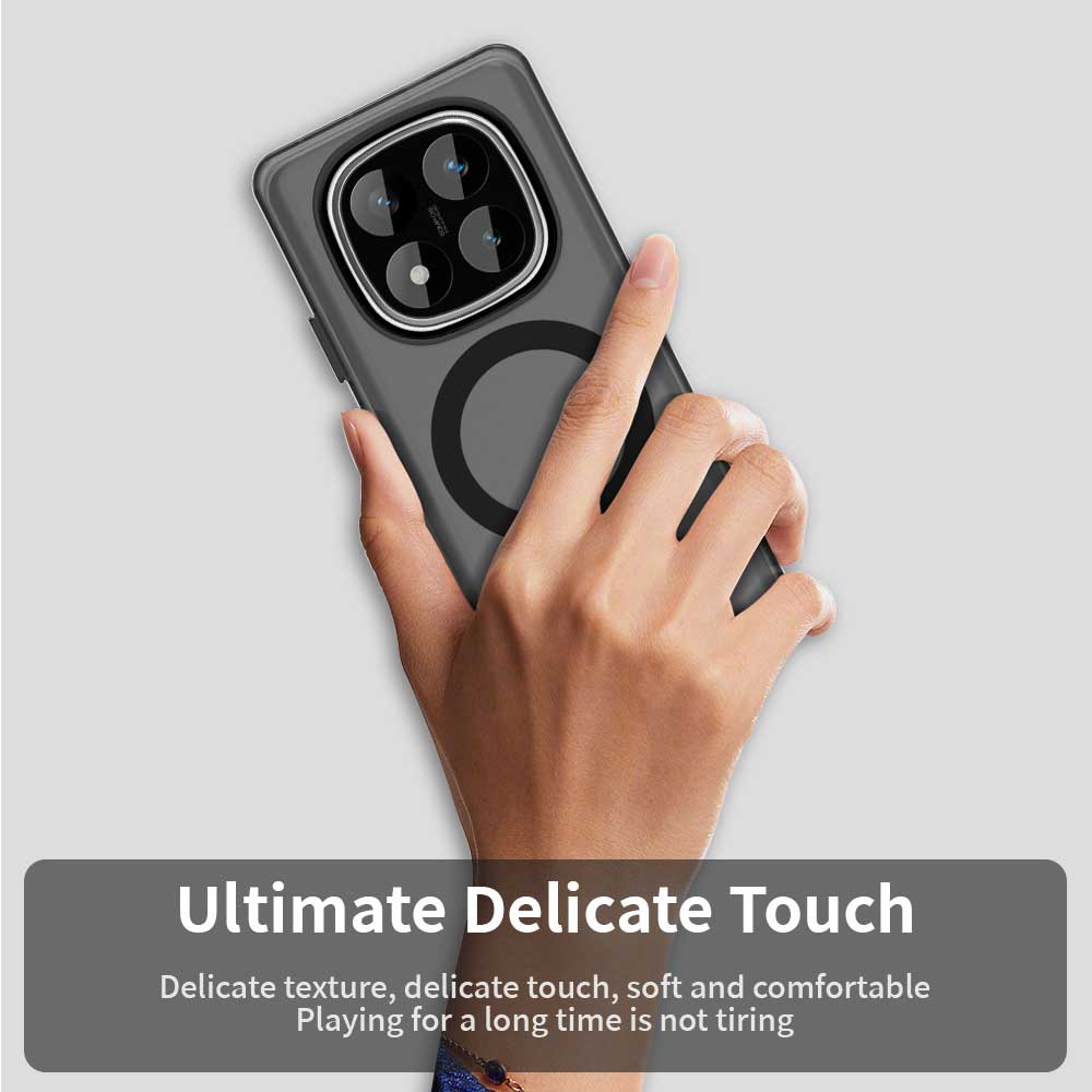 For Xiaomi Redmi Note 14 Pro+ 5G Case Luxury Magnetic Wireless Charge For Magsafe Case for Redmy Note 14 Pro Plus Back Cover