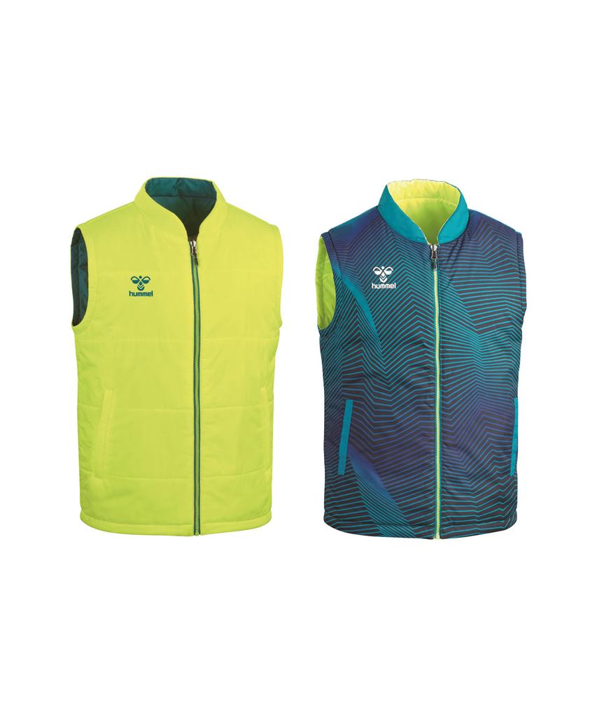 Hummel Reversible Padded Vest - Lime Mint (Hm-6878)