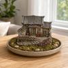 Ornement de Maison Rurale Décoration Rustique de Table Jardin Miniature