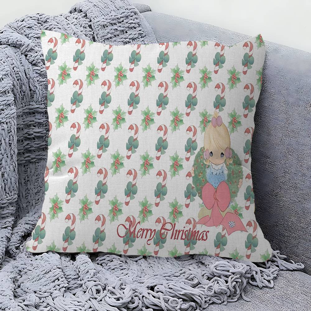 Precious Moments Cute Pillow Cover for Bedroom Room and Living Room Sofa Decorative Cushion Cover